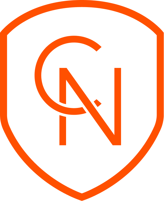 Orange logo of Chopra & Nocerino.