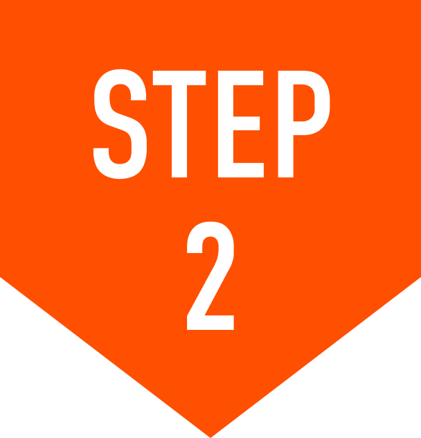 Orange icon with "Step 2" label