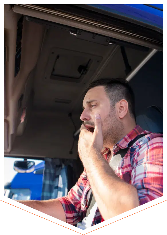 yawning driver