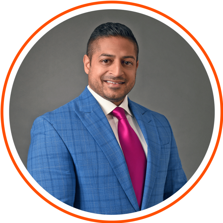 The image features Sameer Chopra, partner of Chopra & Nocerino Law Firm.
