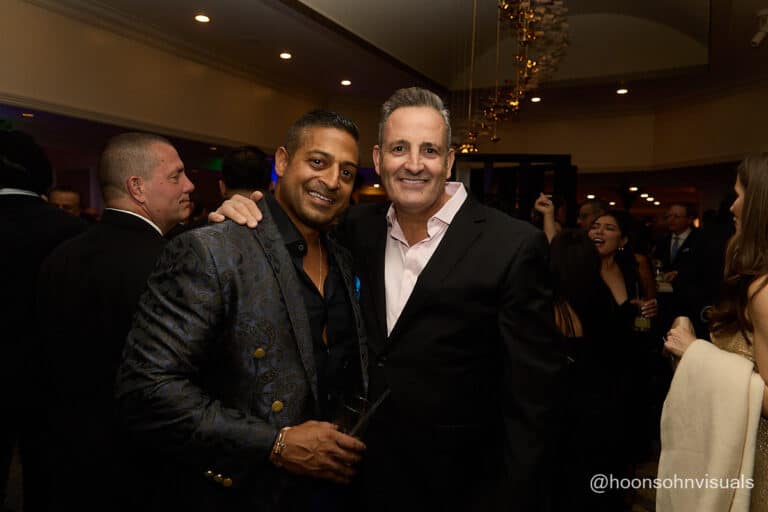 Sameer Chopra and gala guest