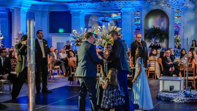 Award ceremony for Chopra & Nocerino